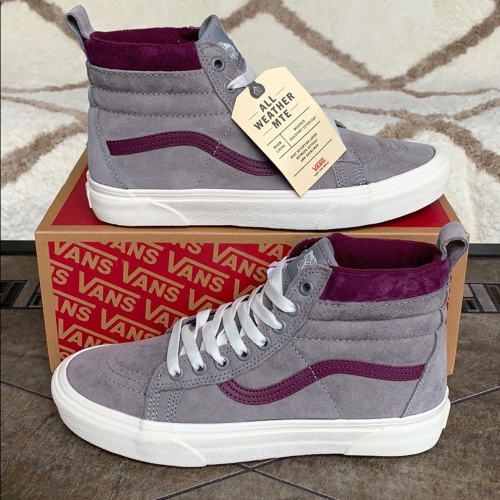 VANS SK-8-HI MTE FROST GRAY/PRUNE WMNS - Picture 11 of 16